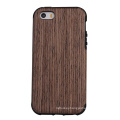 Luxury soft wooden mobile phone case custom for iphon5
